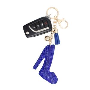 Blue Heel Keychain Charm